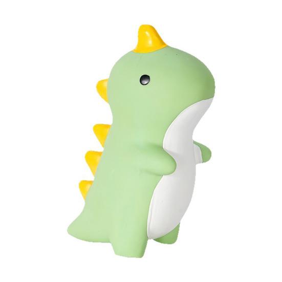 Squeaky Dinosaur Dog Chew Toy Bite Resistant Aggressive Chewer Latex Kangaroo Interactive Toy Small Dog Teething Cleaning Boredom Toy
