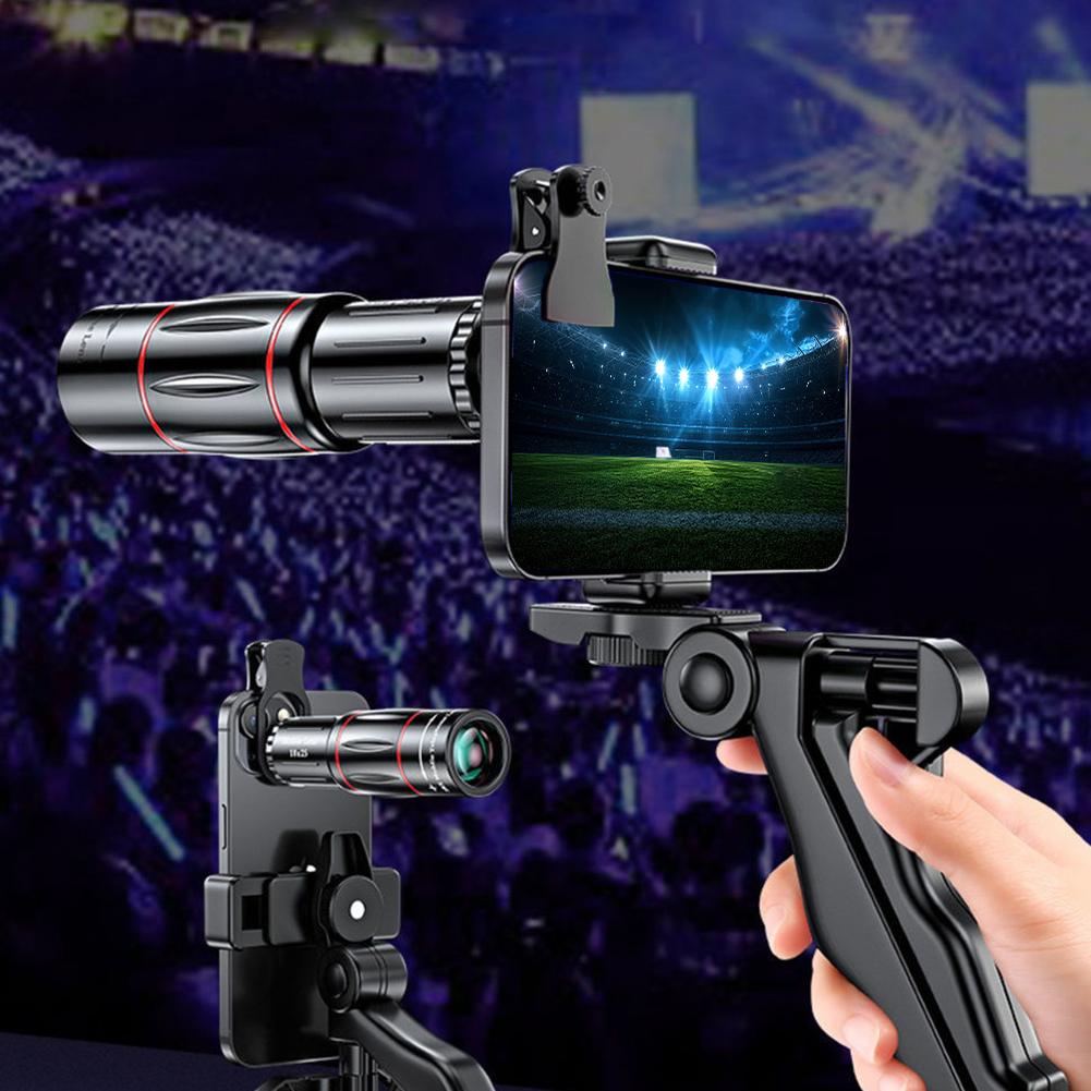 18/28/36X HD Telescope Lens Clip-On Zoom Phone Camera Telephoto Lens Optical Telescope Lens for Camping Hunting Sports