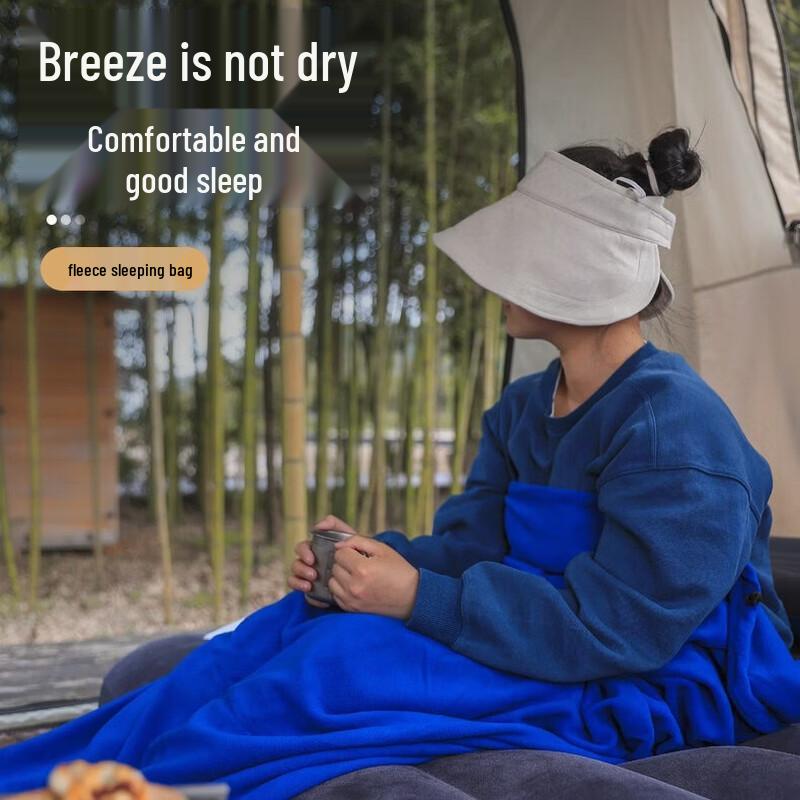He Jiang Shi HJS077 Ultraleichte Fleece-Reisedecke & Schlafsack-Inlett