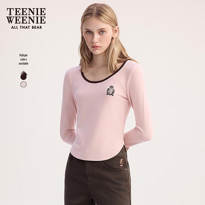 Teenie Weenie Women s Contrast Round Neck T-Shirt S