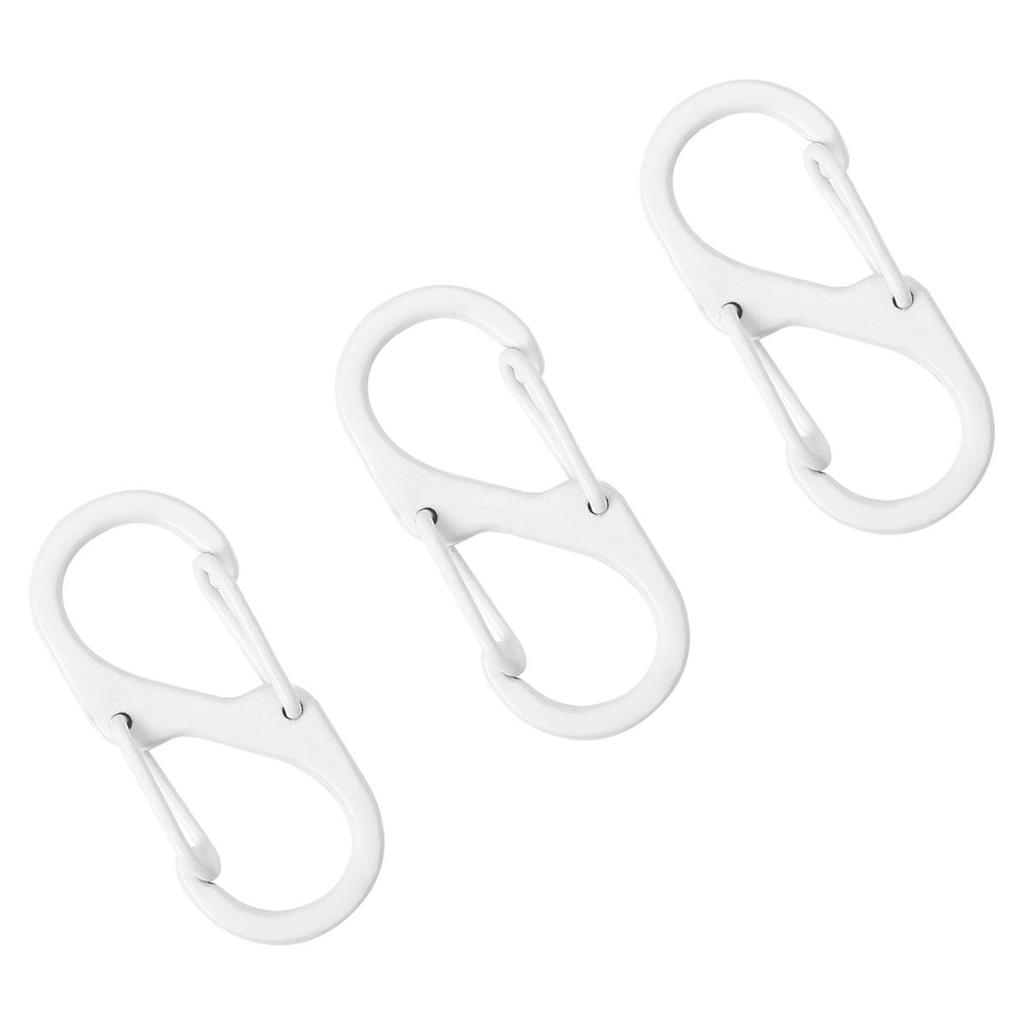 4-50Pcs Alloy+Iron Spray Paint Double S Buckle Clasps For Key Bag Accessories