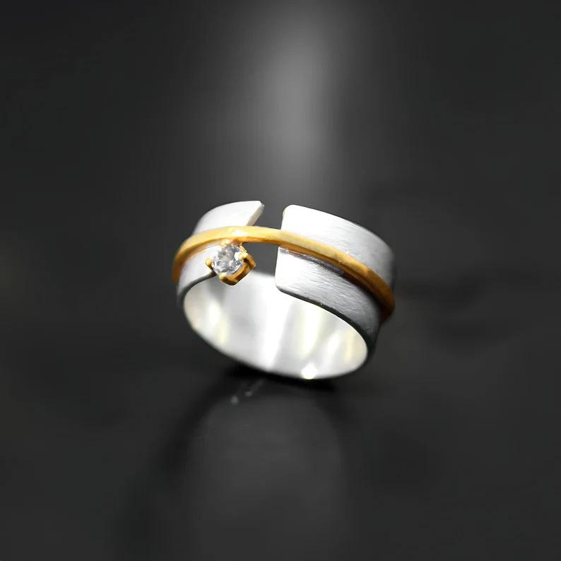 Nádherné Luxusní Prsteny pro Ženy Svatba Zásnubní Doplňky Unikátní Dámský Prsten Módní Šperky Dárky