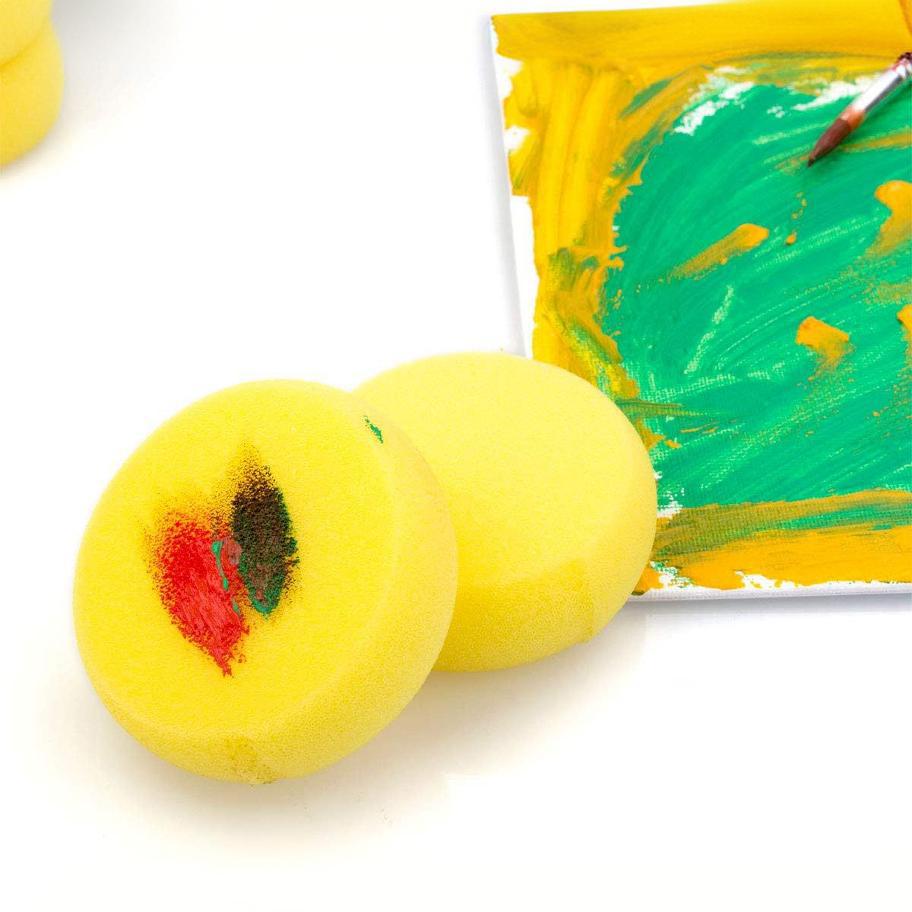 5/10/15 PCS Sponge for Coloring Round Sponge Watercolour Sponge Painting To Paint Crafts Sponges Crafts HHHM01