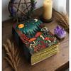 Mushroom Leather Grimoire: Handmade Deckle Edge Book of Shadows