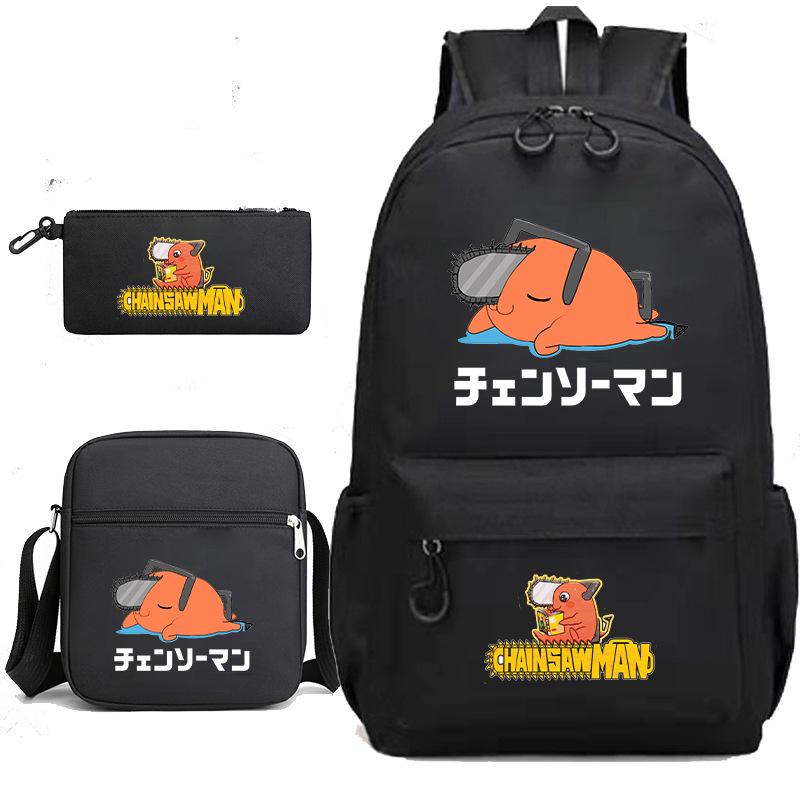 Anime Schoolbag Chainsaw Male Pochitabagpack Girl Boy Back