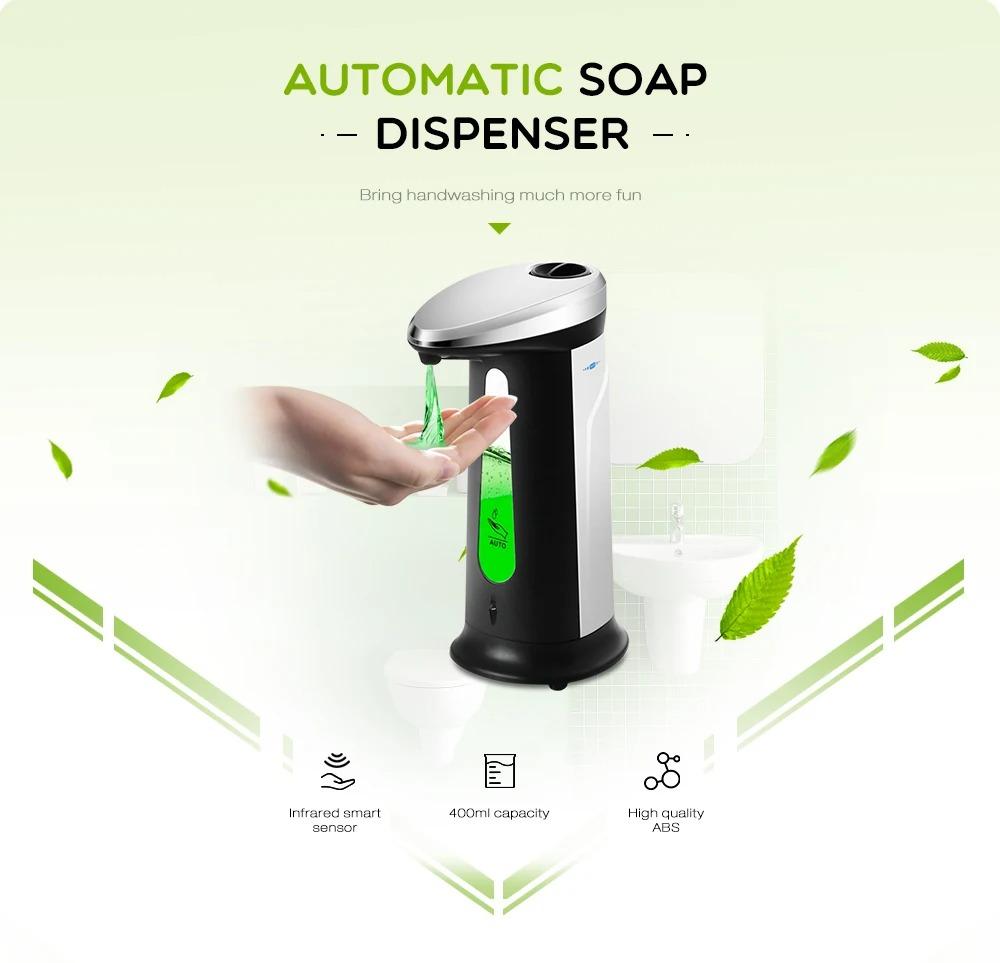 Automatic Touchless Induction Soap Dispenser for Bathroom Kitchen ABS Hand Washer