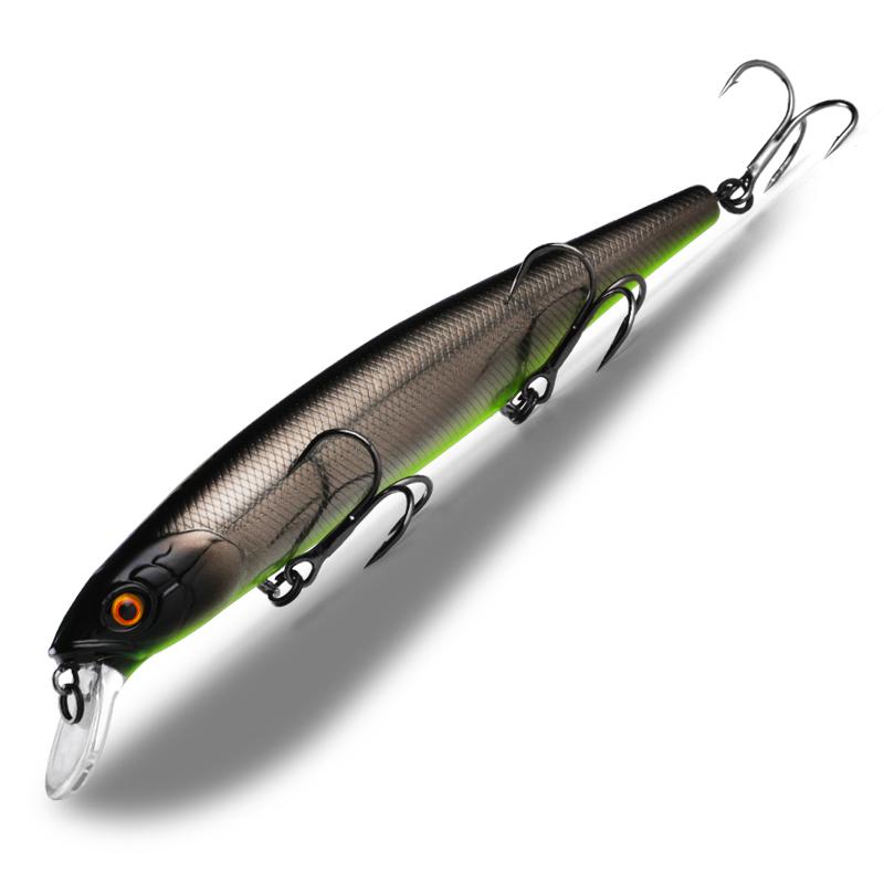 Bearking 128mm 23g New Hot Model Professional Quality Fishing Lures Hard Bait Dive 1.5m Quality Wobblers Minnow