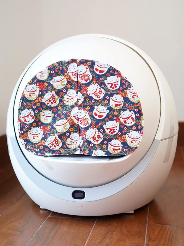 Petree Litter Box Cover: Automatic, Deodorizing, Dustproof, Replaceable, Washable, Fully Enclosed.