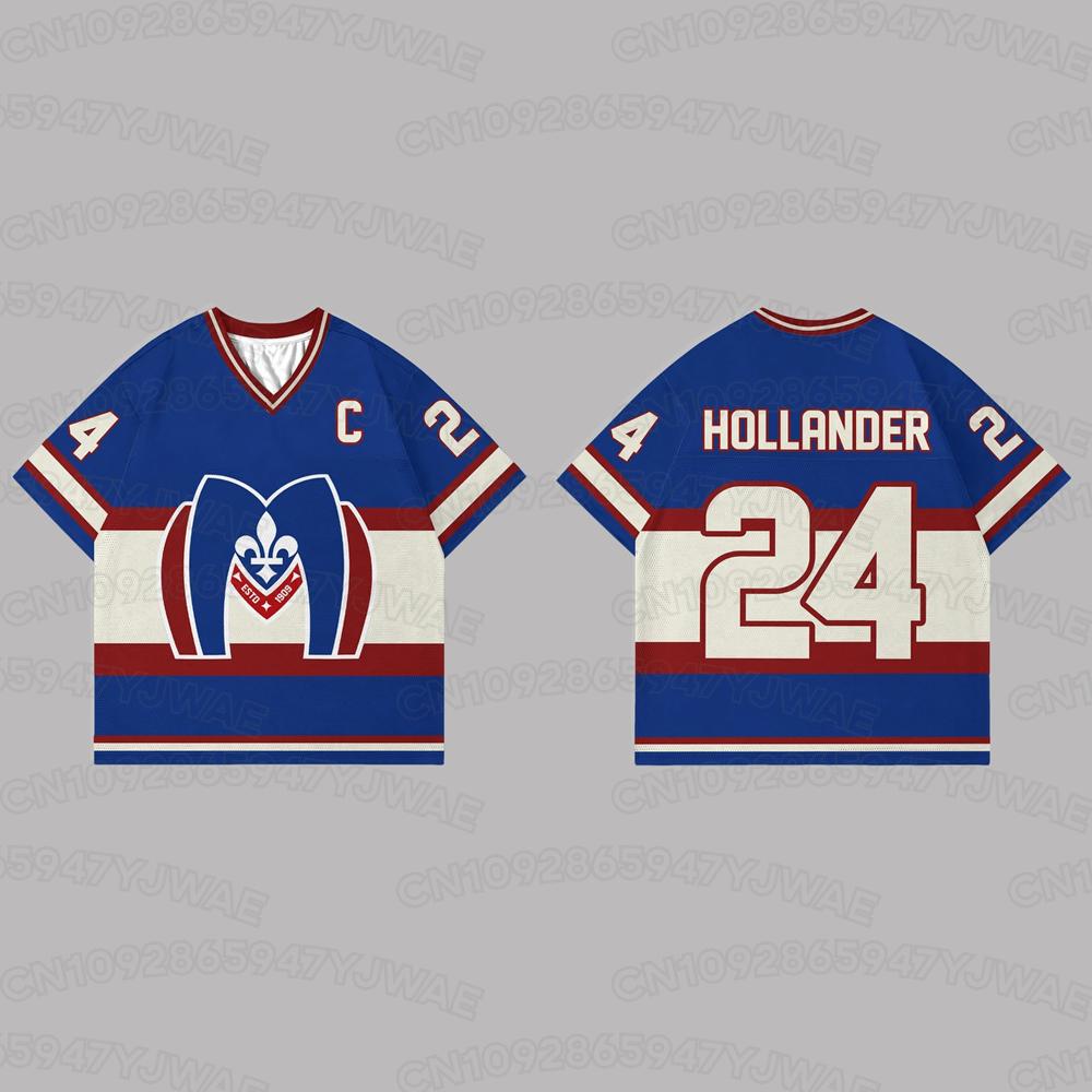 New Men's Women's Heated Rivalry Hockey Jersey Short Sleeve Tee Men's Women's Rozanov HOLLANDER T-shirt Unisex Tops