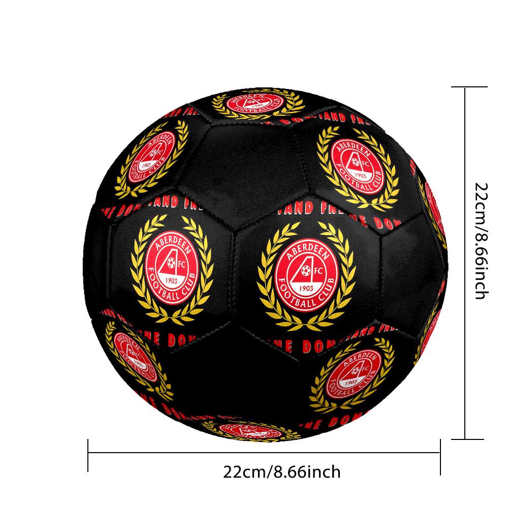 1PC AFC Size 5 Soccer Ball PrahaIndoor Soccer Ball Colorful All Ages Machine Stitched PVC Competition Ready Durable High-Bounce
