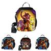 Large Capacity Five Nights At Freddy's 3d Printed Insulated Lunch Bag For Versatile Use