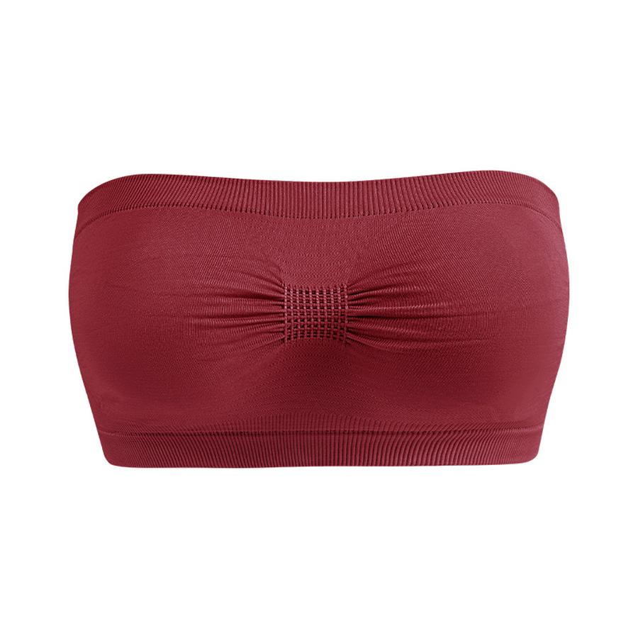 Hot Summer Extra Large Strapless Bra Women Seamless Non-Padded Breathable Low Cut Cami
