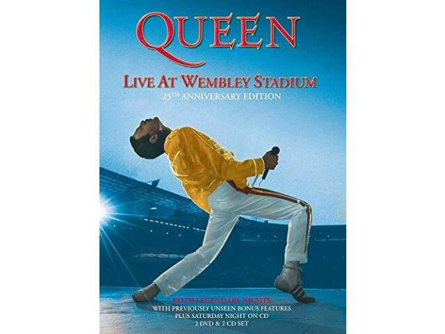 

Концерт на стадионе Уэмбли, посвященный 25-летнему юбилею, роскошное издание DVD Queen, НОВИНКА из Японии