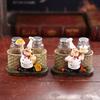 Retro American Country Chef Seasoning Jar - Stylish Home or Cafe Decoration Ornament