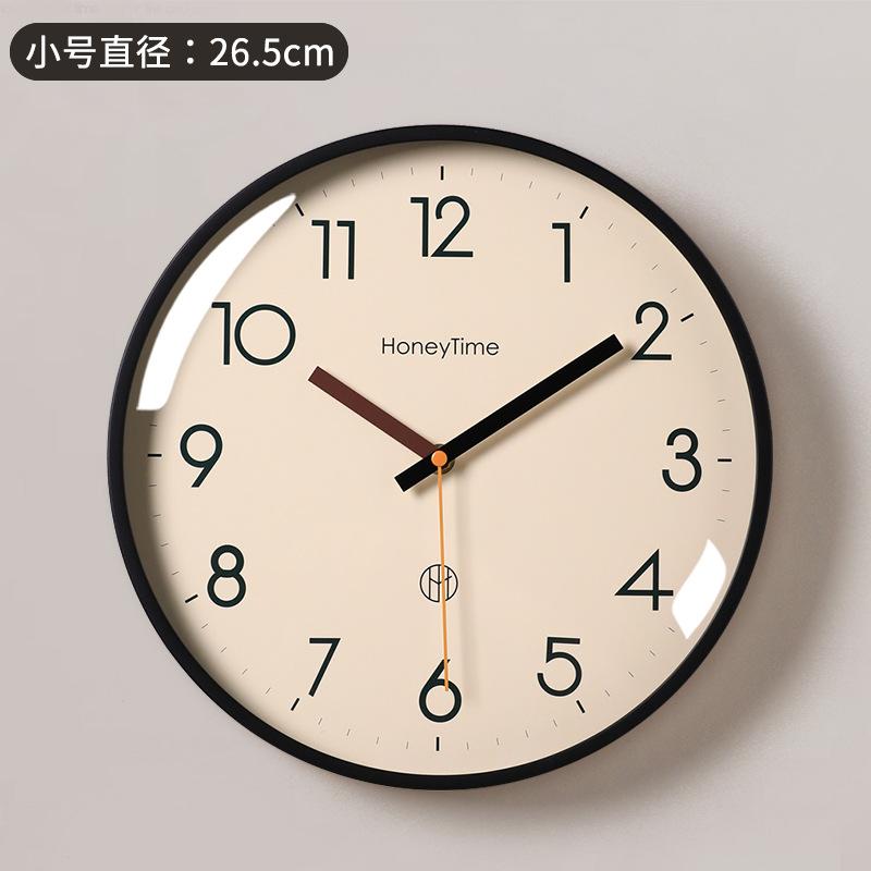 1011 New Living Room Wall Clock Modern Simple Home Creative Silent Quartz Clock Wall Hanging Light Luxury High Sense