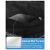 Nylon Drawstring Backpack with Wet Pocket Beach Backpack Durable Equipment Bag  Workout Gear