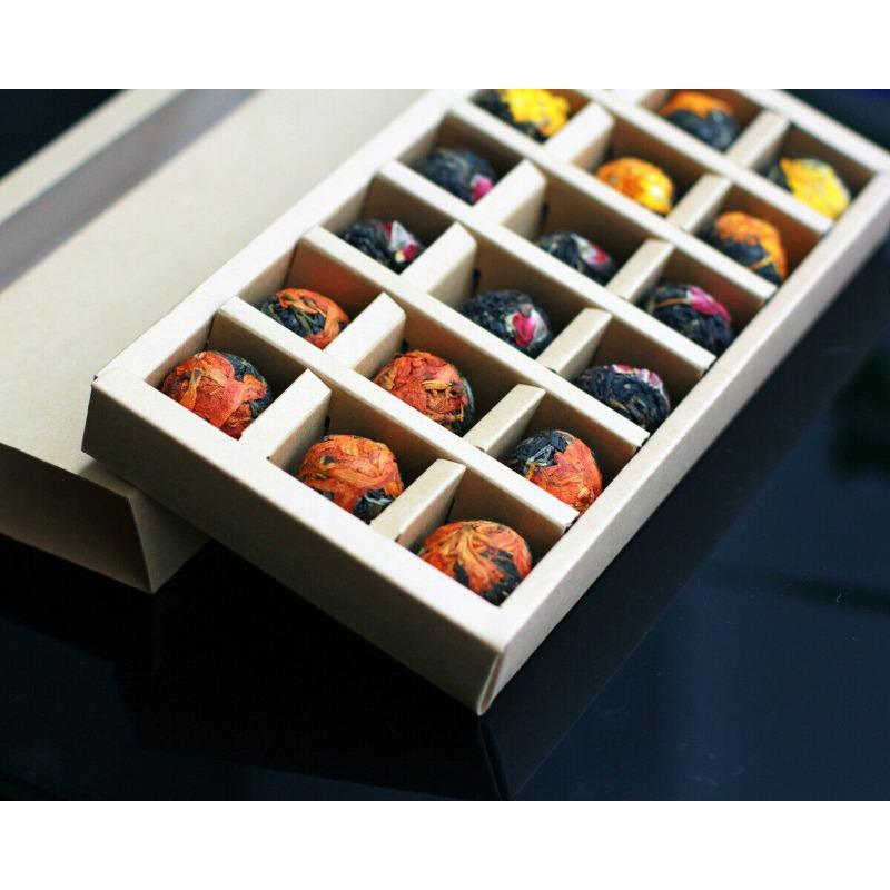 108г Юньнаньский чай Пуэр Сырая чайная роза Черный чай Жемчуг дракона Жасмин Жемчуг — фото 7