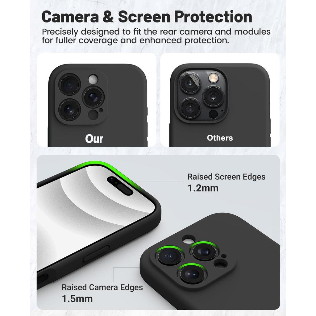 Liquid Silicone Case for iPhone 17 16 15 14 13 12 11 Pro Max 12 Mini iPhone 16 Plus 16e 17 Air Soft Protective Anti-drop Cover