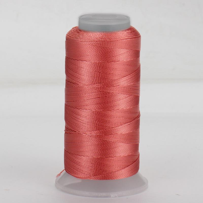 Czerwony pleciony sznurek 0,8 mm 18-żyłowy do nawlekania koralików, węzłów chińskich, frędzli, owijania drutem i bransoletek DIY.