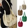 Borsa Intrecciata Vuota Borsa a TOTE in Paglia di Grande Capacità Borsa Elegante a Spalla Singola per Viaggio Spiaggia Shopping