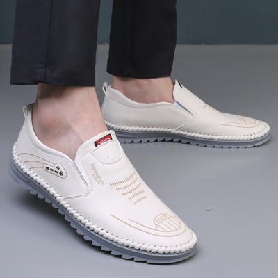 Men Loafers 2025 New Leather Shoes Men's Casual Shoes Moccasins Breathable Sneakers Male Driving Shoes Comfort Flats Plus Size
