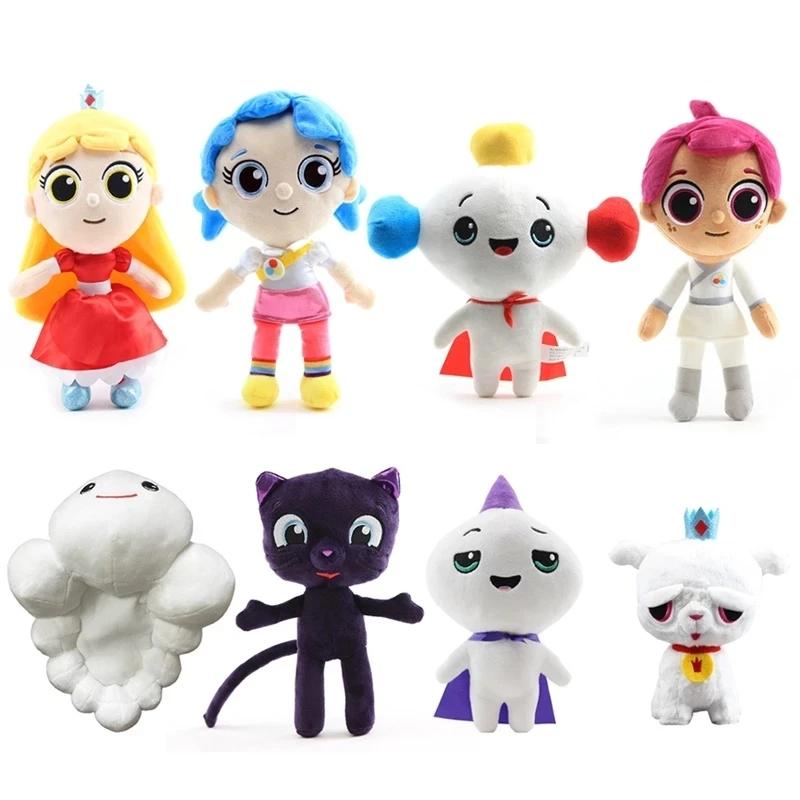 30cm Anime True and The Rainbow Kingdom Bartleby Cat Peluche Vero Re dell'Arcobaleno Zee Grizelda Frookie Bambola di Pezza Regalo per Bambini