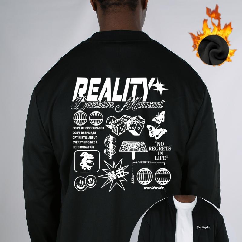 

Трендовая куртка-бомбер на флисовой подкладке, ветрозащитная, прочная, теплая, повседневная, универсальное пальто XXL чёрный