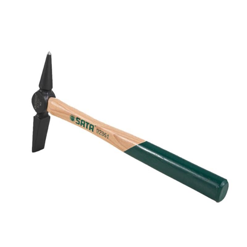 SATA Walnut Wood Handle Welding Slag Hammer 0.5lb