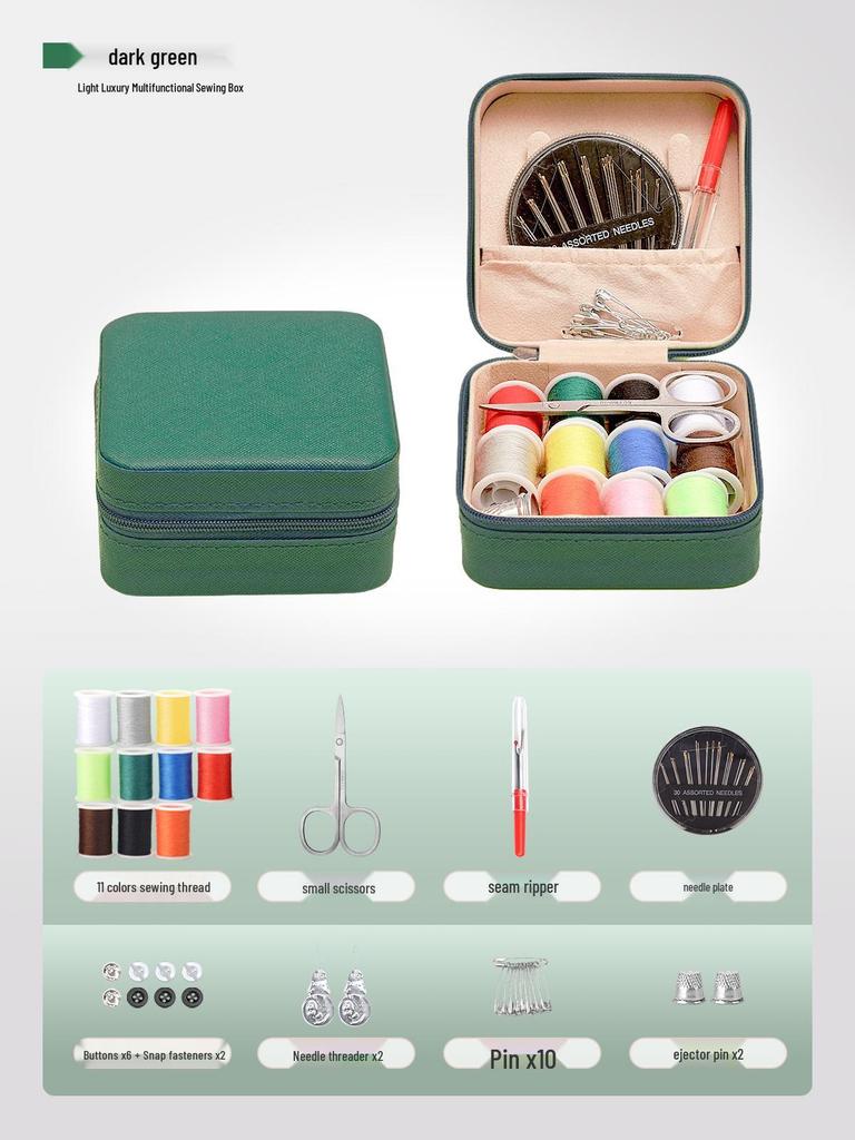 High-Quality Portable Needle & Thread Sewing Kit: Practical Mini Set for Home or Dormitory Mending
