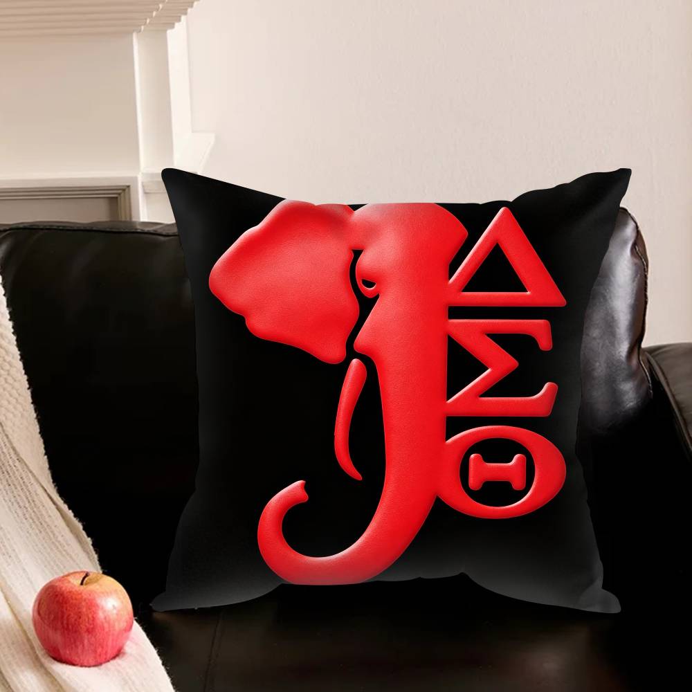 D-Delta S-Sigmas Various Sizes Square Pillowcase For Car Home Bedchamber Decor