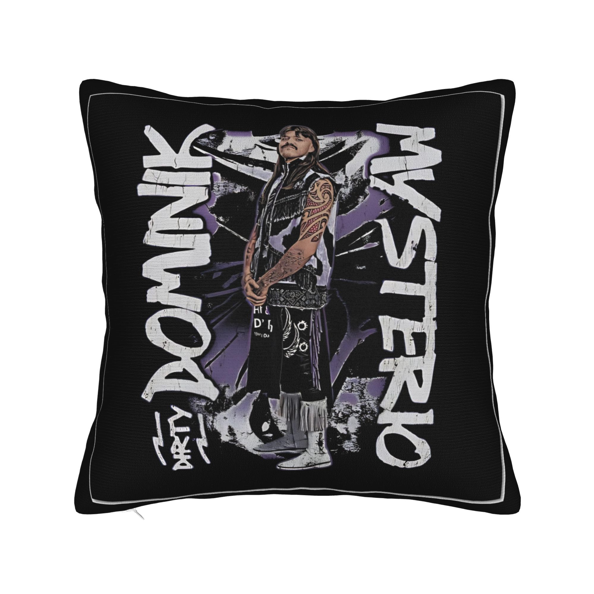 Pillow Cover Dominik Mysterio   Novelty Pillow Case For Living Room Sofa Pillowcases 12x12Inch