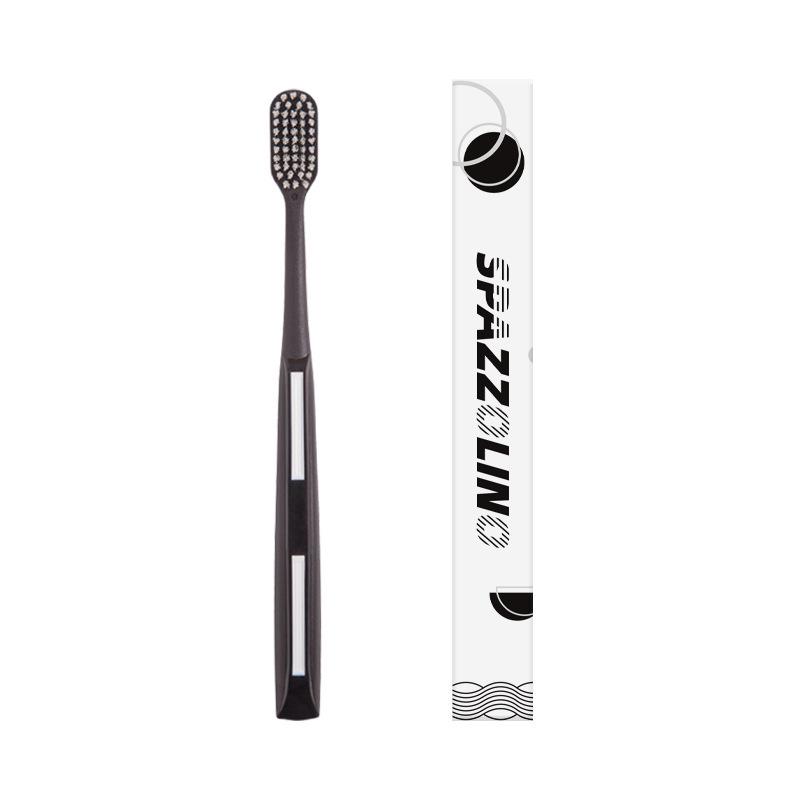 Men's Medium-Bristle Toothbrush for Removing Plaque, Tartar, and Nicotine Stains - Official Genuine Product, Adult Model, Brand Flagship.