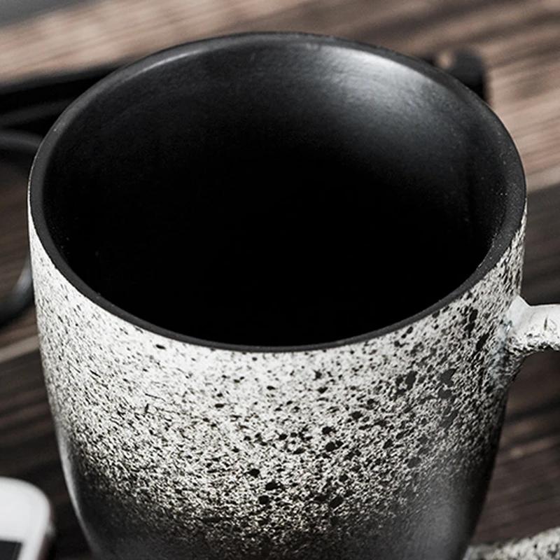 320ml Ceramic Mug Coffee Cup Milk Tea Coffee Mug Vintage Gradient Matt Porcelain Mugs Home Office Coffee Tea Cup Drinkware Gift