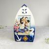 6-inch Seahorse Photo Frame, Decorative Ornaments, Desktop Bookshelf Photo Display, Creative Children's Room Souvenirs, Mediterranean Style