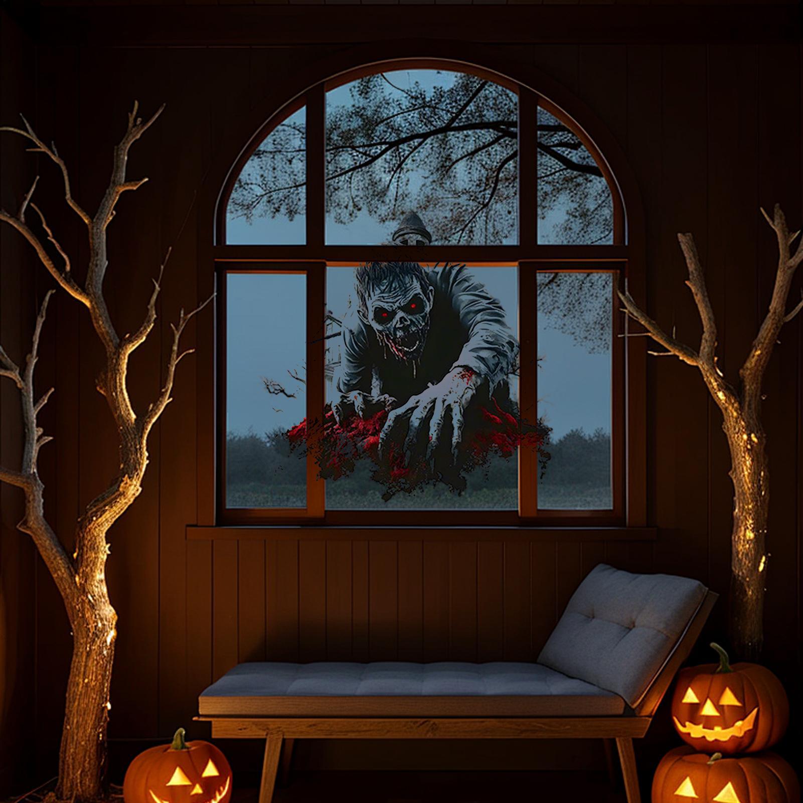 

3D Наклейки на пол Хэллоуин Наклейка на пол 3D Ужасающая Рука Декаль Домашний Декор Для Помещения Улицы Праздничное Собрание Ванная China Mainland