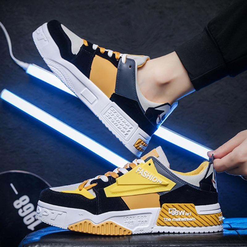 Herren Sneakers Mode Skateboard Schuhe Outdoor Casual Laufschuhe für Männer Schnürschuhe Plateau Tenis Schuhe