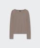 MUSINSA STANDARD WOMAN Women'S Linen-Like Long-Sleeve Knit T-Shirt [Taupe]