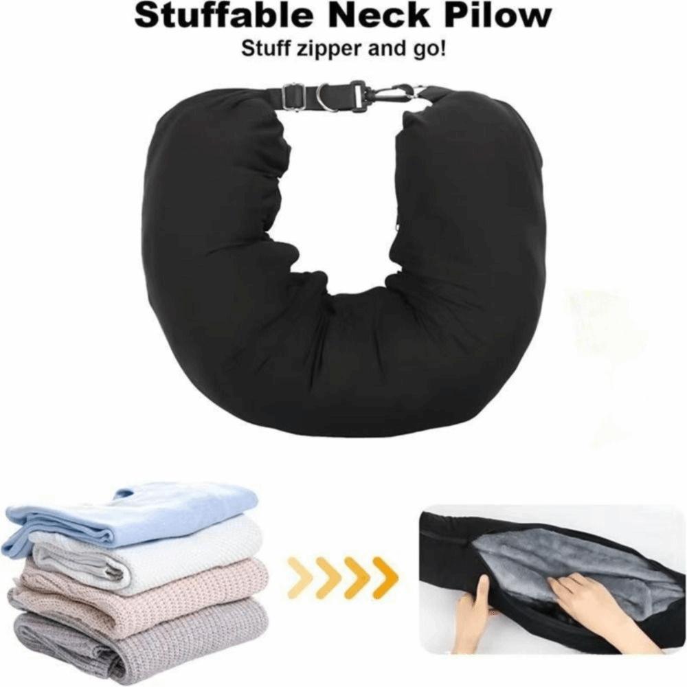 Space-saving Portable Travel Bag Stuff With Clothes Self-filling Travel Pillow Airplane Travel