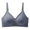 New jelly sweet seamless bra with double breasts and chest pads, comfortable small breasts gather, no steel ring, beautiful back girl