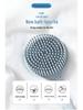 Silicone Long-Handled Bath Brush - Soft Bristle Back Scrubber for Easy Cleaning