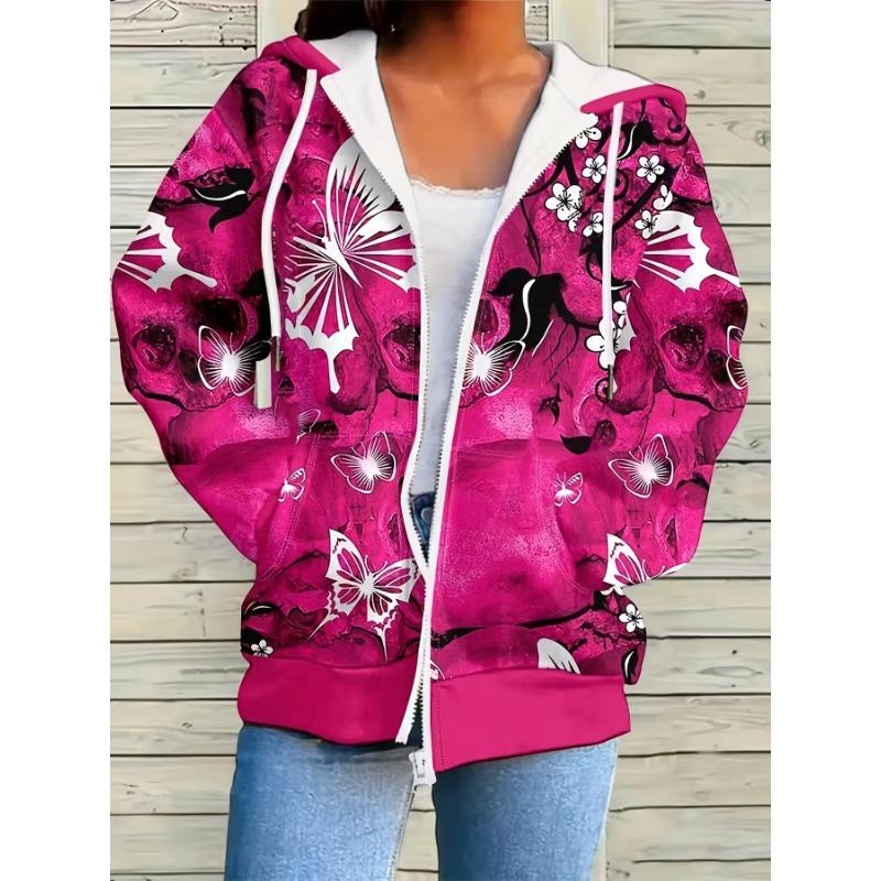 European and American Fashionable Women s Casual Zipper Hoodie, Comfortable S