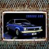 Vintage Metal Tin Sign Garage Decor Wall Art Poster