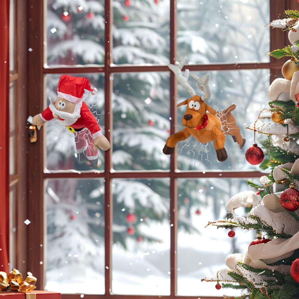 Smashing Window Decorations Creative Christmas Window Decorations