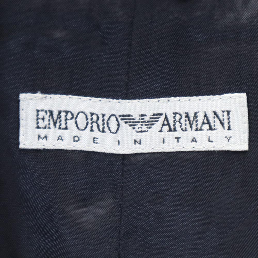 Emporio Armani 90s Wool No Color Jacket 38 Navy Old Women Used