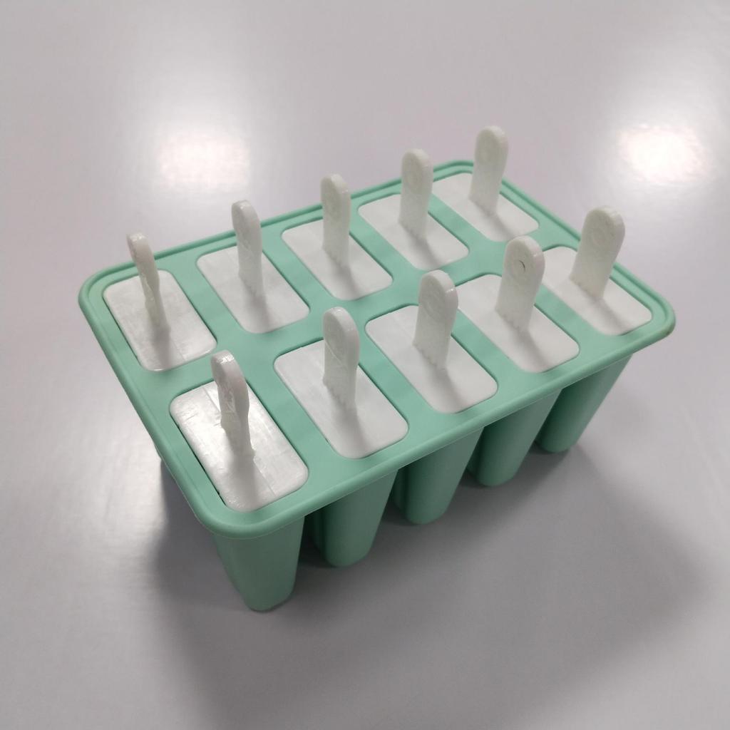 Silicone Ice Cream & Popsicle Mold - 12, 10, 6, 4 Cavities for DIY Treats