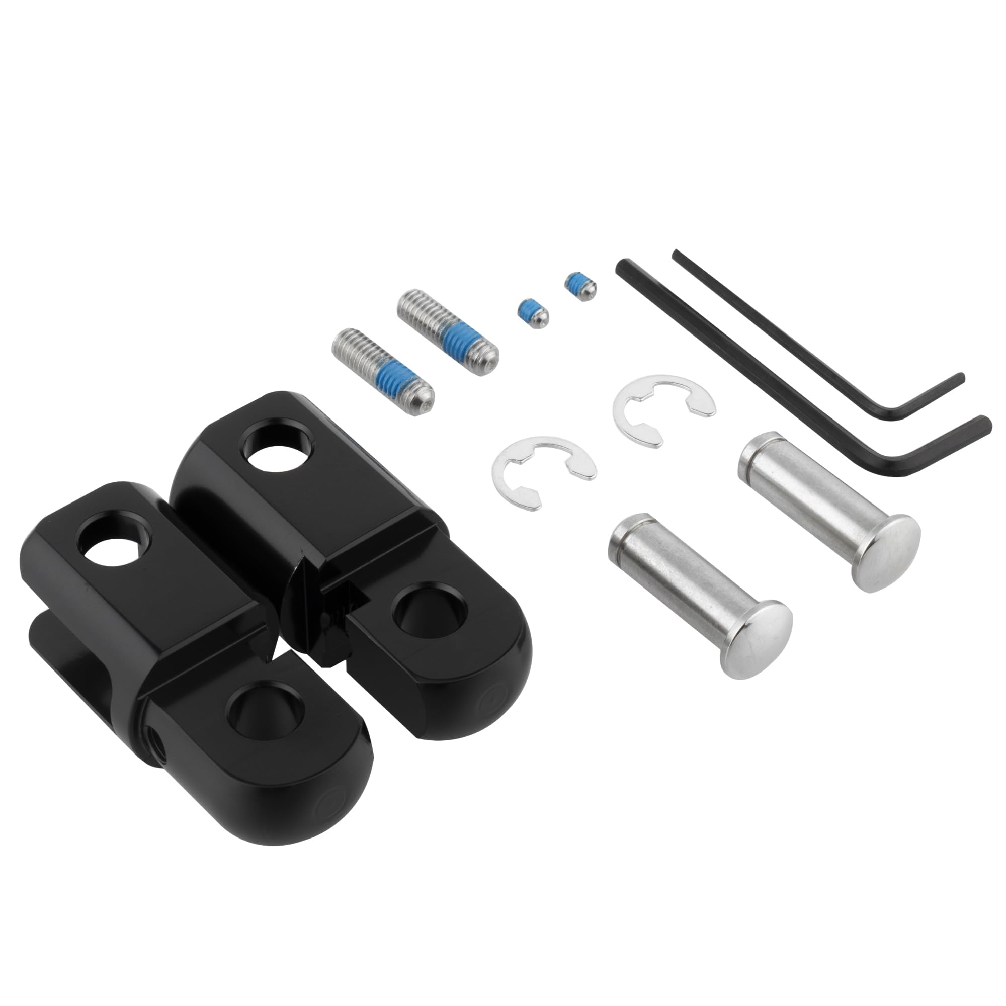 

Kijima HD-05267 Motorcycle Parts Step Up Bracket 2 Left and Right Set Black Harley Series чёрный
