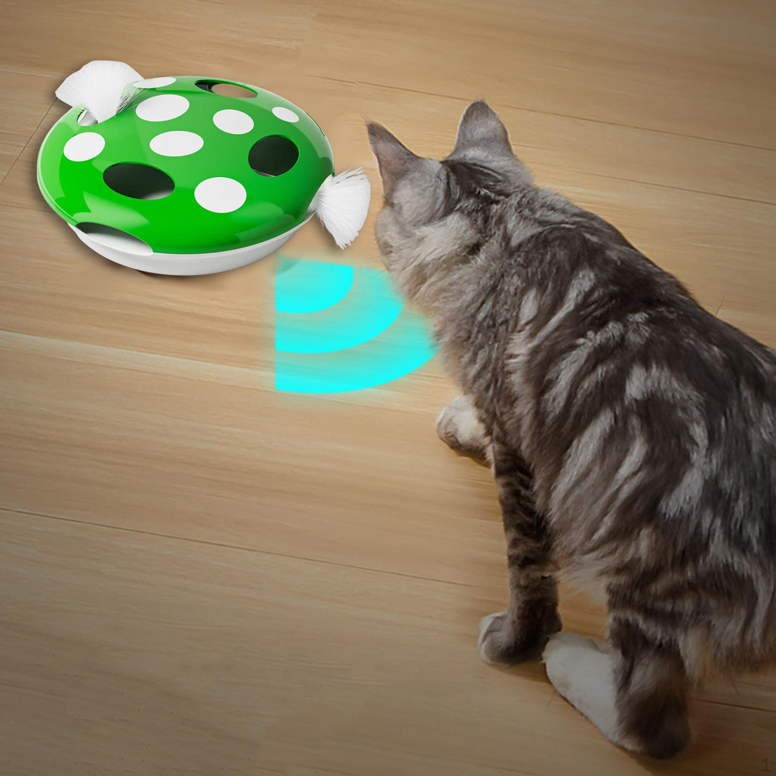 

Electric Cat Teaser Toy Interactive Funny Creative Cute Portable Game Pet Supplies for