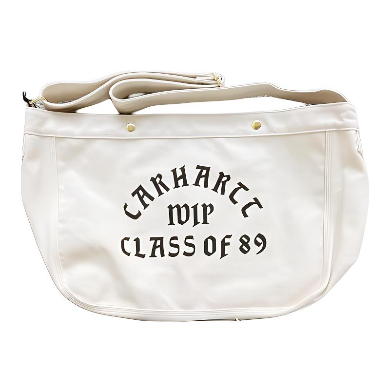 New Carhartt WIP Polyester Shoulder Bag Crossbody Bag Regular Unisex White CHXBGA241035M-WAX