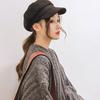 Women All Match Solid Color Short Brim Beret for Autumn Winter Wear