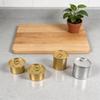 Tinplate Mini Metal Box Creative Sardine Can Shaped Storage Box Portable Metal Material Jewelry Pill Cases Portable Tin Boxes